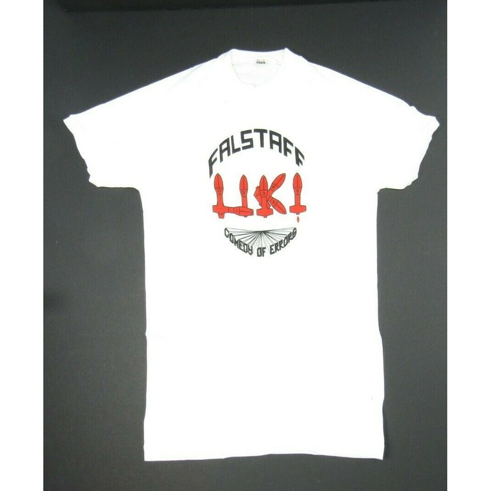Vintage‎ 70s 80s William Shakespeare T-Shirt BVD Comedy Errors Falstaff Play